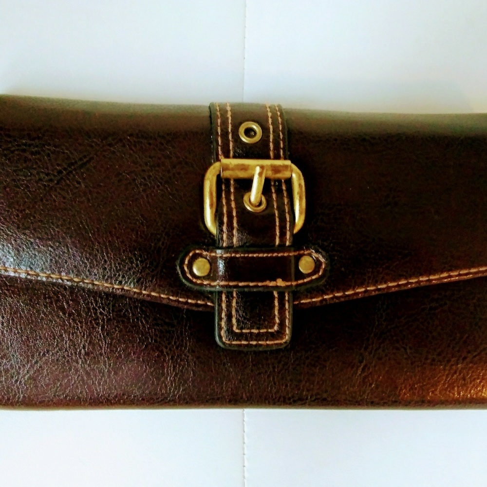 Chocolate Brown Clutch